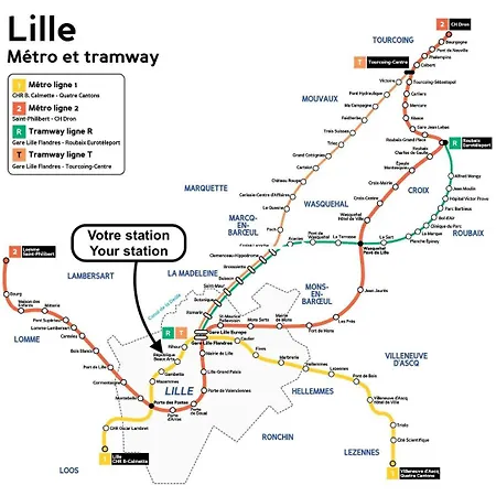 Fonctionnel A 3 Min Du Metro アパート *